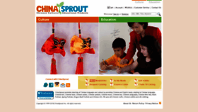 What Chinasprout.com website looked like in 2020 (4 years ago)