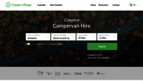 What Camperchamp.com.au website looked like in 2020 (4 years ago)