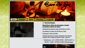 What Clinicaeuroriospa.com.br website looked like in 2020 (4 years ago)