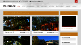 What Cederberg-accommodation.co.za website looked like in 2020 (4 years ago)