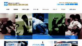 What Cave-gym.com website looked like in 2020 (4 years ago)