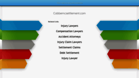 What Cobbemcsettlement.com website looked like in 2020 (4 years ago)