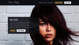 What Casapelohairdressing.co.uk website looked like in 2020 (4 years ago)