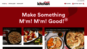 What Campbellskitchen.com website looked like in 2020 (4 years ago)