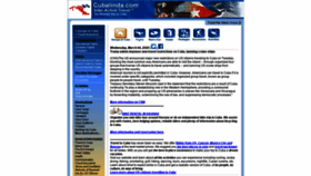 What Cubalinda.com website looked like in 2020 (4 years ago)