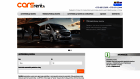 What Carsrent.lt website looked like in 2020 (4 years ago)
