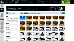 What Csgo.tm website looked like in 2020 (4 years ago)