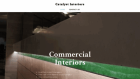 What Catalystinteriors.com.au website looked like in 2020 (4 years ago)
