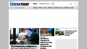 What Cesenatoday.it website looked like in 2020 (4 years ago)