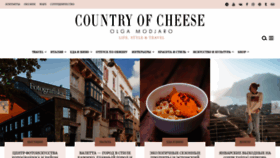 What Countryofcheese.com website looked like in 2020 (4 years ago)