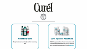 What Curel.com website looked like in 2020 (4 years ago)