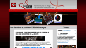 What Corevih-bretagne.fr website looked like in 2020 (4 years ago)