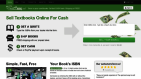 What Cash4books.net website looked like in 2020 (4 years ago)