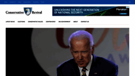 What Conservativerevival.com website looked like in 2020 (4 years ago)