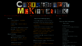 What Christopher-mckitterick.com website looked like in 2020 (4 years ago)