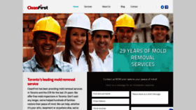 What Cleanfirst.ca website looked like in 2020 (5 years ago)
