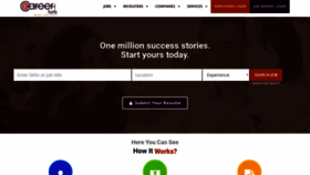 What Careerhunts.com website looked like in 2020 (4 years ago)
