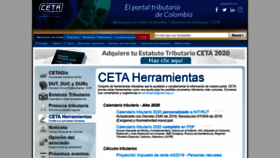 What Ceta.org.co website looked like in 2020 (4 years ago)