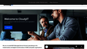 What Cloudyit.co.uk website looked like in 2020 (4 years ago)