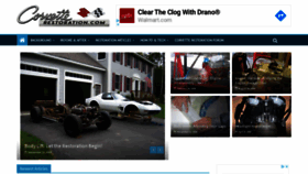 What Corvette-restoration.com website looked like in 2020 (4 years ago)