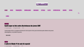 What Cyndilauper.com.br website looked like in 2020 (4 years ago)