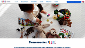 What Creches-plume.fr website looked like in 2020 (4 years ago)