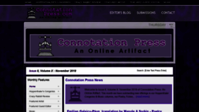What Connotationpress.com website looked like in 2020 (4 years ago)