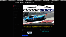 What Customworksperformance.net website looked like in 2020 (4 years ago)