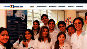 What Colegioamericano.edu.ec website looked like in 2020 (4 years ago)