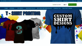 What Customizedclothings.com website looked like in 2020 (4 years ago)