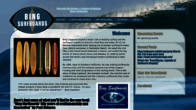 What Classicbingsurfboards.com website looked like in 2020 (5 years ago)