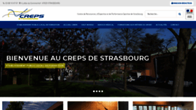 What Creps-strasbourg.sports.gouv.fr website looked like in 2020 (4 years ago)