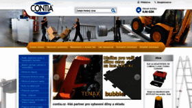 What Contia.cz website looked like in 2020 (4 years ago)