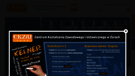 What Ckziu.zory.pl website looked like in 2020 (4 years ago)
