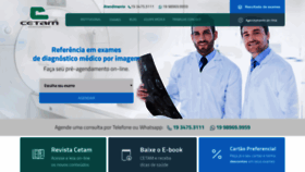 What Cetamdiagnostico.com.br website looked like in 2020 (4 years ago)