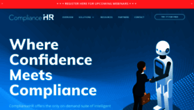 What Compliancehr.com website looked like in 2020 (4 years ago)