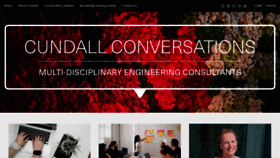 What Cundallconversations.com website looked like in 2020 (4 years ago)