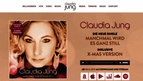 What Claudia-jung.de website looked like in 2020 (4 years ago)