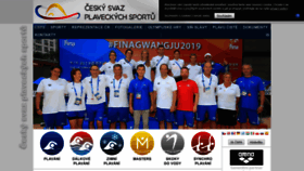 What Czechswimming.cz website looked like in 2020 (4 years ago)