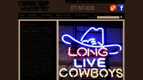 What Cowboyshop.com website looked like in 2020 (4 years ago)