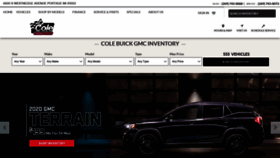 What Colebgc.com website looked like in 2020 (4 years ago)