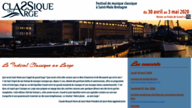 What Classiqueaularge.fr website looked like in 2020 (4 years ago)