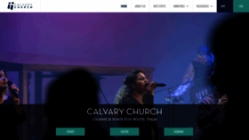 What Calvaryftw.com website looked like in 2020 (4 years ago)