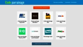 What Code-parrainage.net website looked like in 2020 (5 years ago)