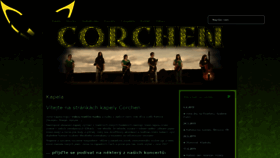 What Corchen.cz website looked like in 2020 (4 years ago)