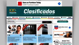What Clasificadosvanguardia.com website looked like in 2020 (4 years ago)