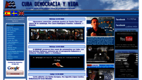 What Cubademocraciayvida.org website looked like in 2020 (4 years ago)