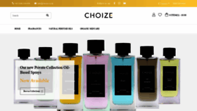 What Choize.co.uk website looked like in 2020 (4 years ago)