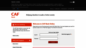 What Cafbank.org website looked like in 2020 (4 years ago)