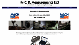 What Cdmeasurements.co.uk website looked like in 2020 (4 years ago)